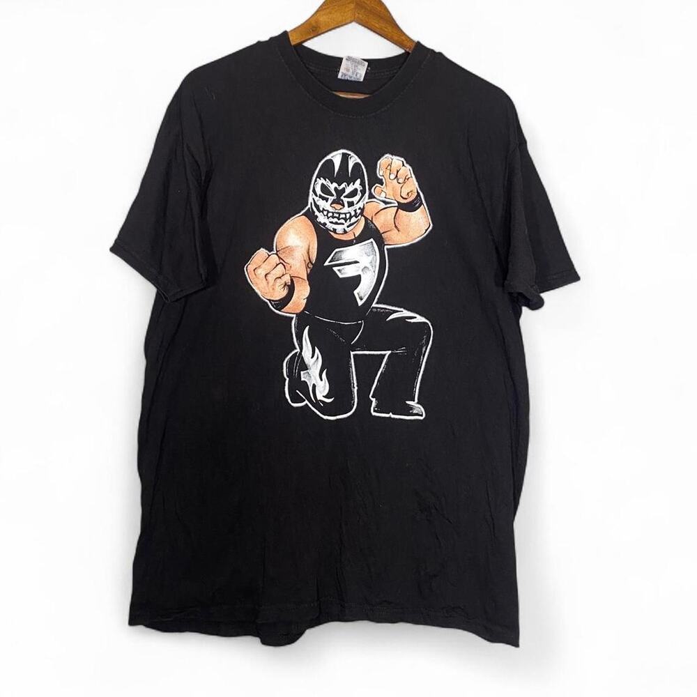 Vintage Y2K wrestling t-shirt lucha libre
